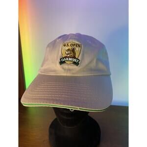 2007 US Open OAKMONT Golf Hat Cap Beige Adjustable USGA